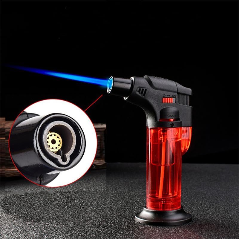 Encendedor de Soplete Recargable Butano 5 Piezas, Multiusos, Resistente al Viento, Ideal para Velas, Chimeneas, Camping y Parrillas (Combustible No - imagen 8
