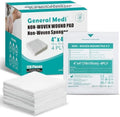 Esponjas de Gasa Estériles General Medi, 4 x 4 - Paquetes Individuales de Esponjas Absorbentes para Heridas Menores, Cortes y Quemaduras (60 - imagen 1