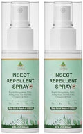 Spray Repelente de Mosquitos para el Cuerpo, con Aceites Esenciales Naturales, Sin DEET, Tamaño de Viaje 2 Fl Oz (Paquete de 2) - imagen 1