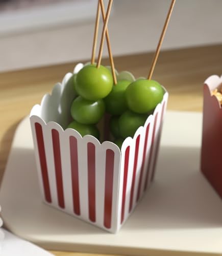 Cajas de Palomitas Mini Winoo Design 100 Piezas - Contenedores de Papel para Fiestas y Noche de Película - imagen 6