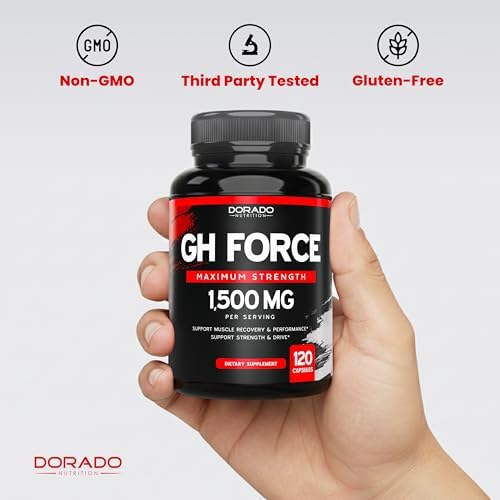 Suplementos de HGH para Hombres y Mujeres (120 Cápsulas) 1500mg - Apoyo al Crecimiento Muscular y Niveles Saludables de Hormona de Crecimiento - - imagen 7