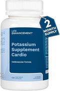 Suplemento de Potasio de Alta Potencia Life Enhancement, Fórmula Sinérgica Cardio, 750mg Potasio/500mg Taurina, Salud Cardiovascular, Hecho en EE. - imagen 1