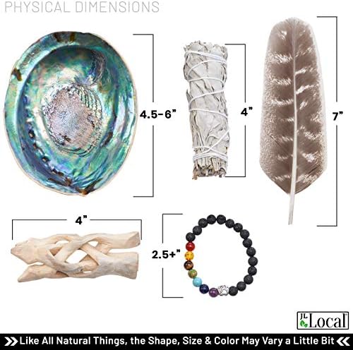 Kit de Sahumerio de Salvia Blanca - Regalo con Palo de Sahumerio + Instrucciones y Bendiciones (Kit para Principiantes) - imagen 3