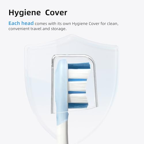Cabezas de Repuesto DentaZotic para Control de Placa, Compatible con Philips Sonicare, 10 Piezas para Cepillos de Dientes Eléctricos Adultos, Blancas - imagen 7