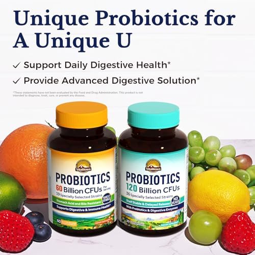 Vitalitown Probióticos + Prebióticos | 60 Mil Millones CFUs 19 Cepas | 60 Cápsulas Veganas de Liberación Retardada | Salud Digestiva e Inmunológica, - imagen 6