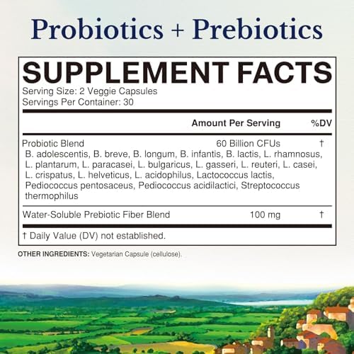 Vitalitown Probióticos + Prebióticos | 60 Mil Millones CFUs 19 Cepas | 60 Cápsulas Veganas de Liberación Retardada | Salud Digestiva e Inmunológica, - imagen 7