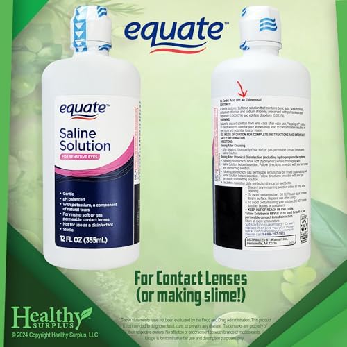 Paquete de Solución Salina Equate de 12 Oz y Tarjeta de Vitalidad Vision Vital Volumes - imagen 3