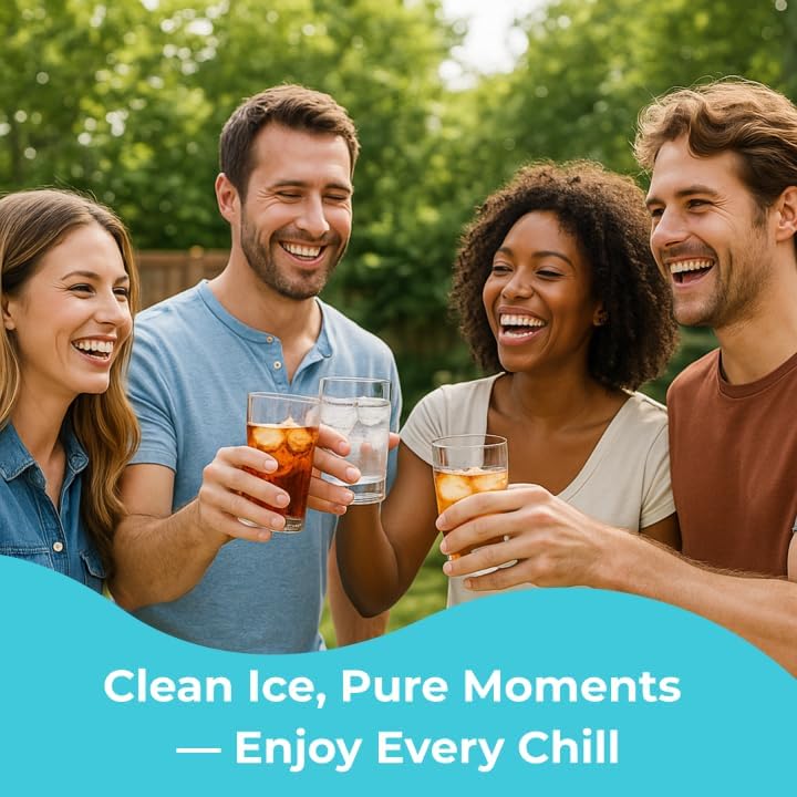 Tabletas Limpiadoras para Máquinas de Hielo Flowcheer, Desincrustante para Uso en Casa y de Mostrador, 24 Contenidos para 1 Año, Apta para la Mayoría - imagen 6