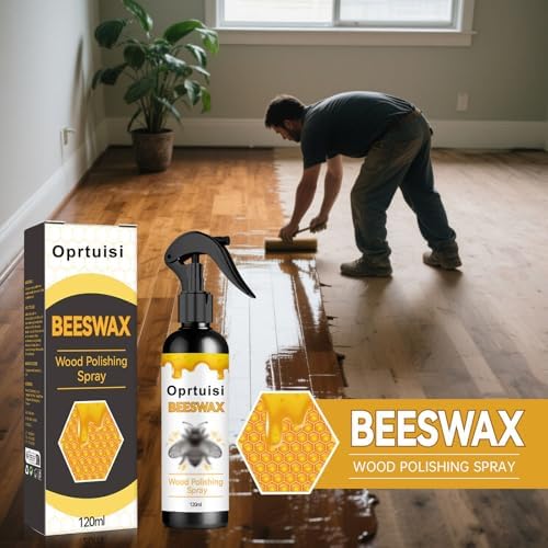 Spray Pulidor de Muebles de Cera de Abeja Natural Oprtuisi, Limpiador y Pulidor de Madera, Paquete de 2 - imagen 2