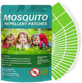 Paquete de 120 Parches Repelentes de Mosquitos, Pulseras y Calcomanías Individualmente Envuelta para Camping, Natación y Uso Interior, Sin DEET, Verde - imagen 1