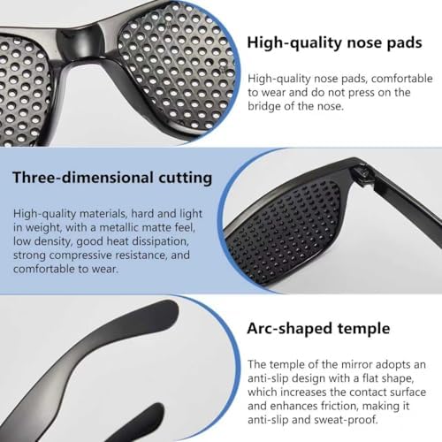 Gafas Ajustables (2 Pzs) para Entrenamiento Visual y Concentración, Ligeras y Cómodas para Uso Diario y Relajación - imagen 2
