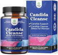 Natures Craft Detoxificación de Cuerpo para Mujeres - Limpieza Intestinal con Ácido Caprílico, Nogal Negro, Ajenjo y Orégano - 60 Cápsulas con Pre y - imagen 1