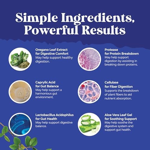 Natures Craft Detoxificación de Cuerpo para Mujeres - Limpieza Intestinal con Ácido Caprílico, Nogal Negro, Ajenjo y Orégano - 60 Cápsulas con Pre y - imagen 4