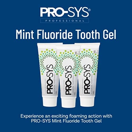 Pasta de Dientes Gel PRO-SYS® con Flúor Sabor Menta, Aprobada por la ADA, Previene Caries, Gingivitis y Placa, Paquete de 3 - imagen 2