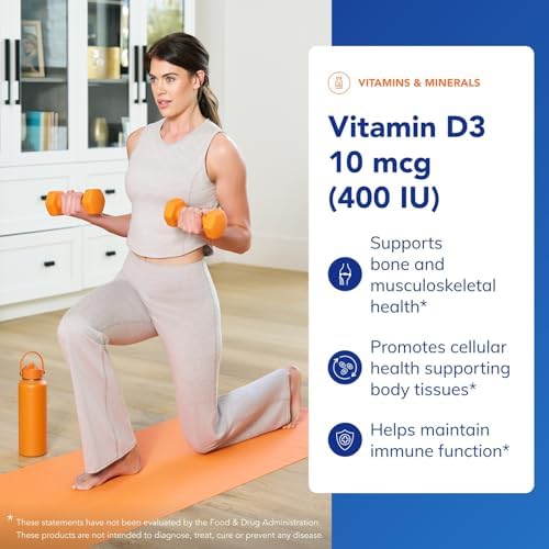 Vitamin D3 10 mcg (400 IU) de Pure Encapsulations | Soporte Hipoalergénico para Huesos, Mama, Corazón, Colon e Inmunidad | 120 Cápsulas - imagen 3