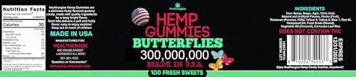 Gomitas de Cáñamo para Dormir - Calmantes Nocturnos y Días Tranquilos - Dulces de Osito Frutales - Hecho en EE. UU. - 100 Unidades - imagen 8