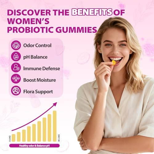 Gomitas Kaseano de Probióticos Femeninos con Olmo Resbaladizo – Apoya el pH, Flora Vaginal y Salud del Olor – Sabor Piña, 60 Unidades. - imagen 6