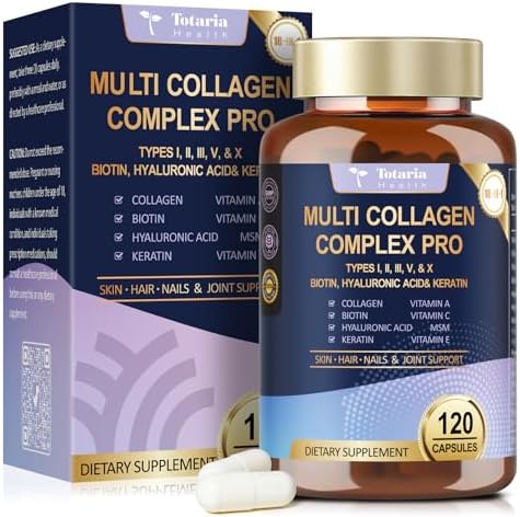 Colágeno Pro 18 en 1 con Ácido Hialurónico, Queratina, Biotina, VIT A, C y E para Piel, Cabello, Uñas y Articulaciones - Cápsulas de Péptidos de - imagen 1