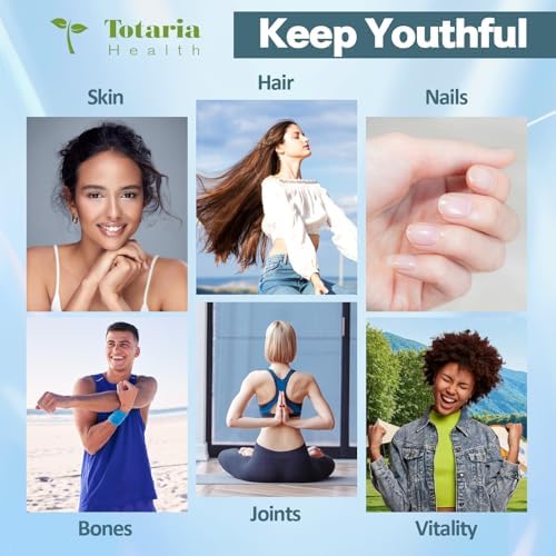 Colágeno Pro 18 en 1 con Ácido Hialurónico, Queratina, Biotina, VIT A, C y E para Piel, Cabello, Uñas y Articulaciones - Cápsulas de Péptidos de - imagen 6