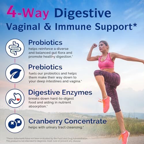 Probióticos para Mujeres Innate Vitality, 120 Mil Millones CFU, 32 Cepas Probadas, Control de Levadura, Soporte de pH Vaginal, 30 Cápsulas Veganas - imagen 4