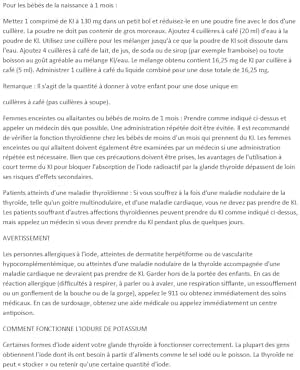 IOSAT Yoduro de Potasio 14 Tabletas - imagen 4