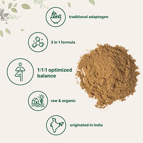Polvo de Triphala Orgánico, 2 Libras (Amla + Haritaki + Bibhitaki) | Suplemento Herbal Adaptógeno de India, Apoya la Salud del Colon e Inmunidad | - imagen 3