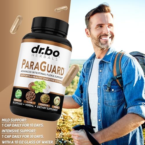 Píldoras Detox ParaGuard Cleanse - Suplemento Herbal para Intestinos con Nogal Negro, Ajenjo, Clavo y Orégano - Kit Completo para Adultos de 30 - imagen 7