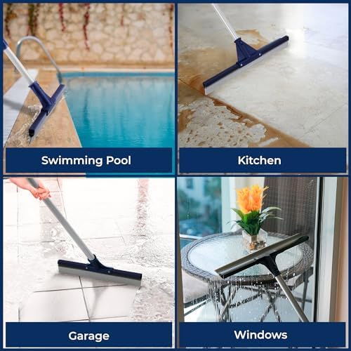 Squeegee de Piso DSV Estándar para Concreto, 17.5 con Mango de 62 para Garage, Terraza, Baño, Ventanas y Cristales - imagen 5