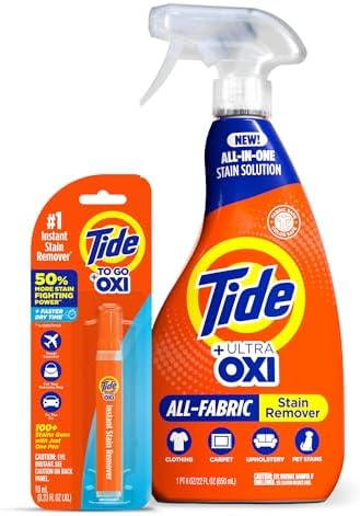 Spray Quitamanchas Tide Rescue de MADE BY NEHEMIAH con Oxi + Tamaño de Viaje Tide To Go, 22 Fl Oz + 1 Bolígrafo Quitamanchas - imagen 1