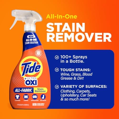 Spray Quitamanchas Tide Rescue de MADE BY NEHEMIAH con Oxi + Tamaño de Viaje Tide To Go, 22 Fl Oz + 1 Bolígrafo Quitamanchas - imagen 5