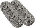 Paquete de 12 Estropajos de Acero Inoxidable Scrub It – Almohadillas de Lana de Acero para Trastes, Ollas, Sartenes y Hornos. Limpieza Eficaz en la - imagen 1