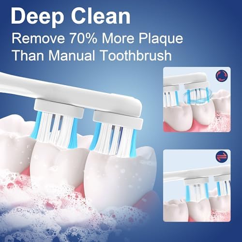 Cabezas de cepillo de dientes de repuesto Olrizie 8 piezas compatibles con Spinbrush Pro Clean, Pro Whiten, Pro+ Deep Clean y Pro+ Gum Health (solo - imagen 3