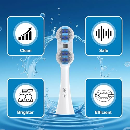 Cabezas de cepillo de dientes de repuesto Olrizie 8 piezas compatibles con Spinbrush Pro Clean, Pro Whiten, Pro+ Deep Clean y Pro+ Gum Health (solo - imagen 6