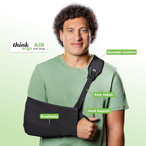 Funda para Brazo Think Ergo para Lesiones de Hombro y Soporte de Manguito Rotador – Ajustable, Transpirable, con Hebilla Frontal y Correa Acolchada, - imagen 2