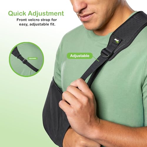 Funda para Brazo Think Ergo para Lesiones de Hombro y Soporte de Manguito Rotador – Ajustable, Transpirable, con Hebilla Frontal y Correa Acolchada, - imagen 6