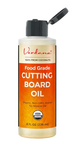 Aceite para Tabla de Cortar de Grado Alimenticio Verdana – Alternativa Orgánica a Base de Coco, Seguro para Alimentos, 8 fl oz - imagen 2