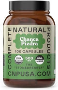 Cápsulas Orgánicas de Chanca Piedra 500mg - Extracto de Phyllanthus Niruri para Riñones, Vesícula y Hígado, 100 Cápsulas Veganas, Sin OGM, Hecho en - imagen 1