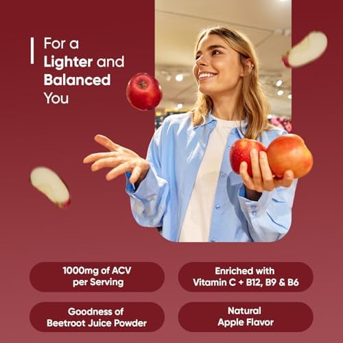 Gomitas de Vinagre de Sidra de Manzana WeightWorld 1000mg con La Madre + VIT C, B12-9-6, Betabel | 90 Gomitas Veganas para Digestión, Metabolismo y - imagen 2