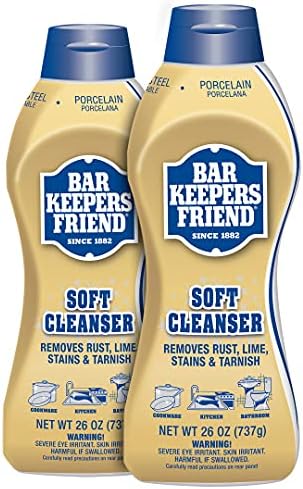 Limpiador Líquido Suave Bar Keepers Friend - Limpiador Multifuncional y Quitamanchas de Óxido para Acero Inoxidable, Porcelana, Cerámica, Cobre y - imagen 1