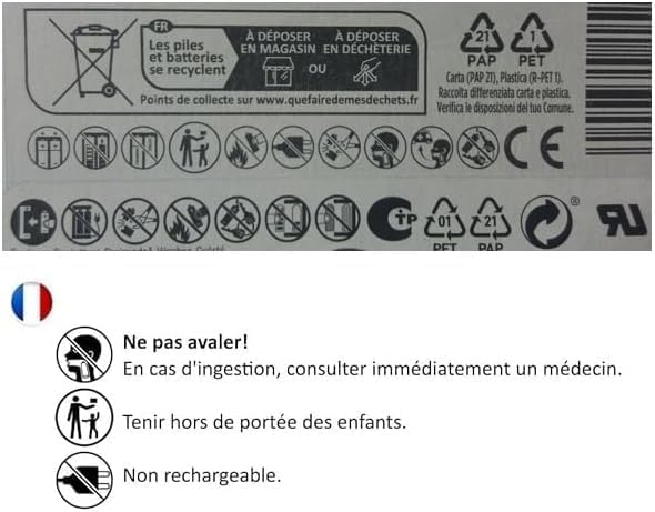 Faja de 12 Baterías Alcalinas Energizer A76/LR44 (A76BP), SR44, L1154, 1.5v - imagen 5