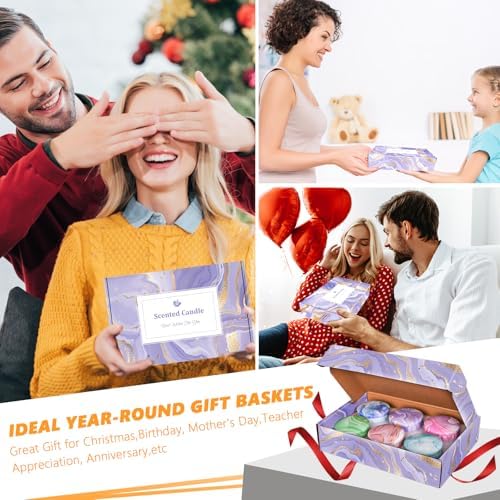 Set de 6 Velas Aromáticas de Cera de Soja para Regalo, Ideal para Navidad, Cumpleaños, Día de las Madres y Agradecimiento a Maestros - imagen 6