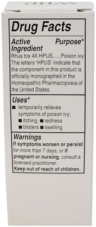 Washington Homeopathic Products WHP Ivy Poisonosa. Solución Natural Efectiva para el Picor y Ampollas de la Hiedra Venenosa. - imagen 4