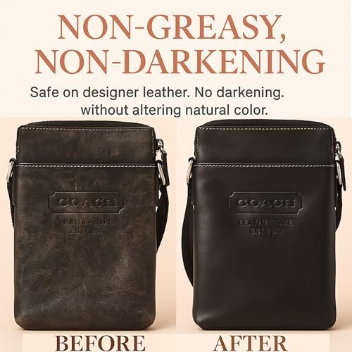 Limpiador y Acondicionador de Piel Leather Hero 2 en 1 – Crema para Bolsos, Bolsas de Diseñador, Piel Sintética y Saffiano – No Graso, Seguro para - imagen 3