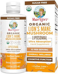 Suplemento de Lion's Mane MARYRUTH'S Organics | Ultra Absorción Liposomal | Champiñón Lion's Mane de Espectro Completo | 200mg de Beta-Glucanos por - imagen 1