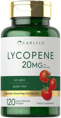 Carlyle Licopeno | 20mg | 120 Cápsulas Blandas | Suplemento Libre de OGM y Gluten - imagen 1