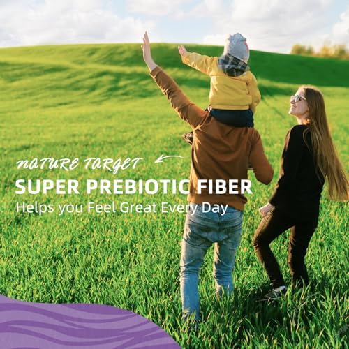 Suplemento Diario de Fibra NATURE TARGET - Polvo de Fibra Prebiótica Soluble para la Salud Digestiva, Sin Sabor, Libre de Gluten y Azúcar, Keto - 70 - imagen 8