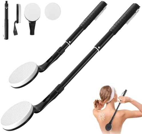 Aplicador de Loción para Espalda, Mango Largo de 25.7'', Fácil de Alcanzar y Lavable, Ideal para Hombres y Mujeres - imagen 1