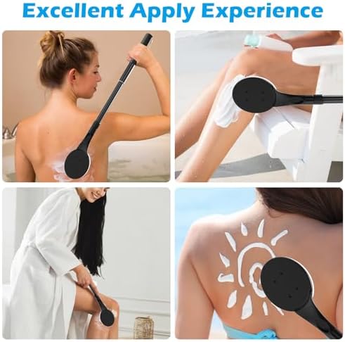 Aplicador de Loción para Espalda, Mango Largo de 25.7'', Fácil de Alcanzar y Lavable, Ideal para Hombres y Mujeres - imagen 7