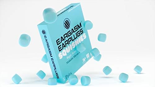 Tapones Eargasm Squishies - Azul Moldables Multipropósito Reducción de Ruido Impermeables y Aislantes para Dormir, Ronquidos, Estudiar, Nadar y Más - - imagen 6