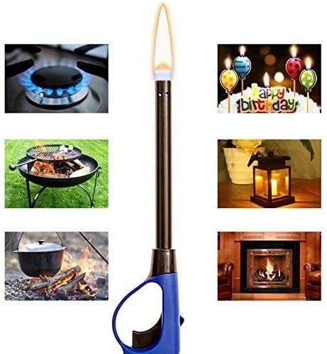 Encendedor Refillable Elite Brands USA, Paquete de 5 Encendedores de Butano Multicolor, Ideal para BBQ, Cocina y Uso Múltiple, Grande - imagen 2
